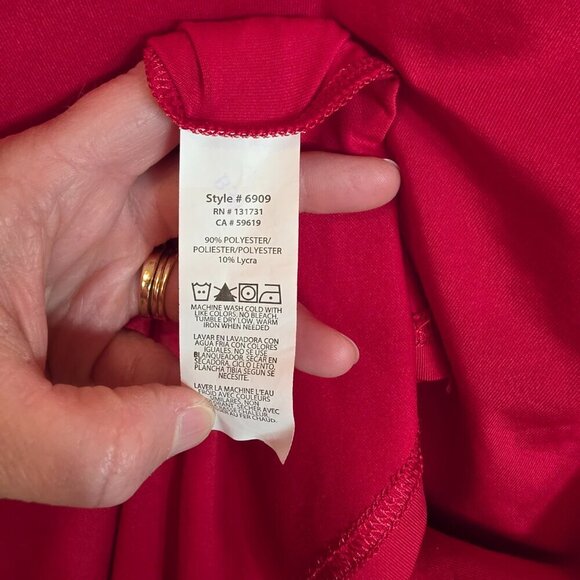 Bestee 6909 by Maevn Women's Long Sleeve Under Scrub Tee Shirt Size XL - Picture 5 of 7